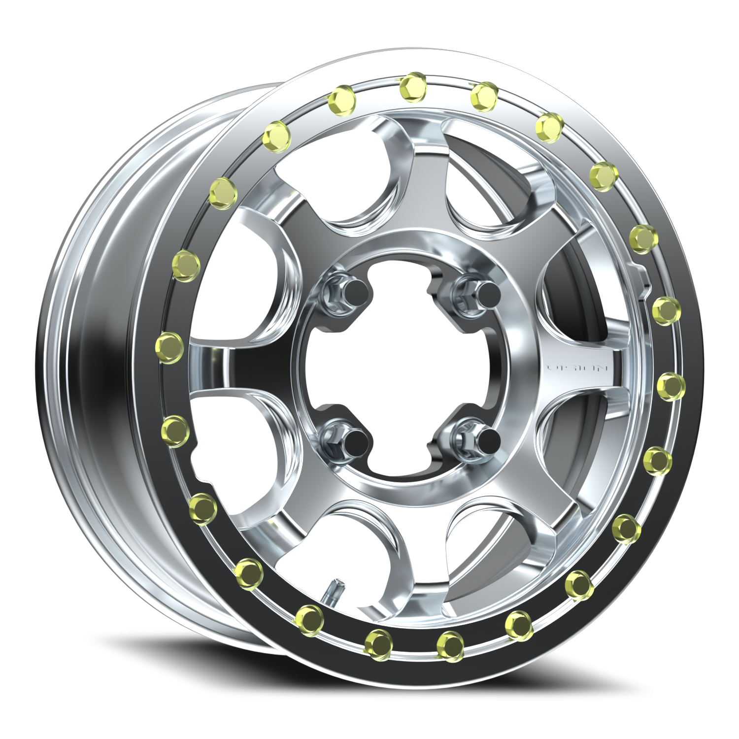 Vision Flow 15X7 As-Cast Machined Face Machined Ring/Lip Wheel