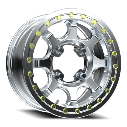 Vision Flow 15X7 As-Cast Machined Face Machined Ring/Lip Wheel