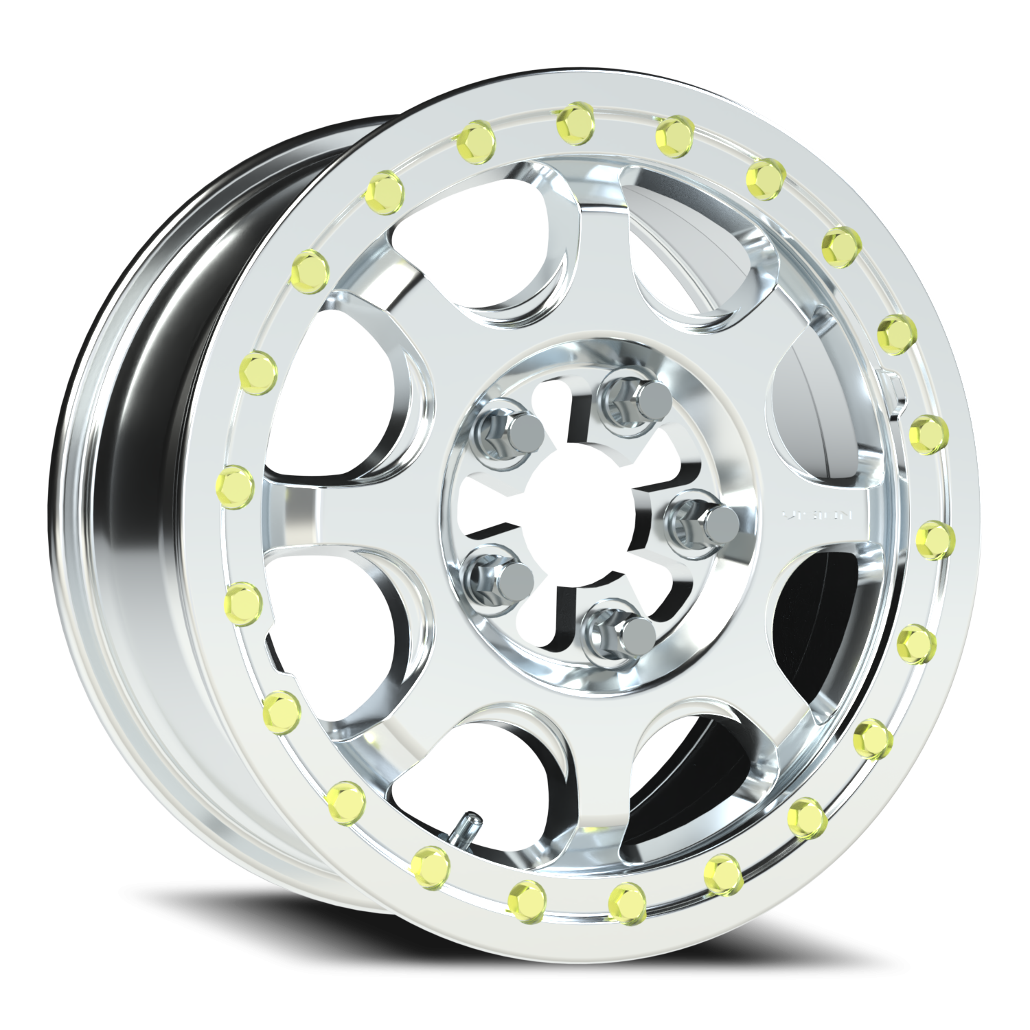 Vision Flow 15X7 As-Cast Machined Face Machined Ring/Lip Wheel