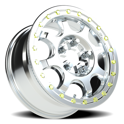 Vision Flow 15X7 As-Cast Machined Face Machined Ring/Lip Wheel