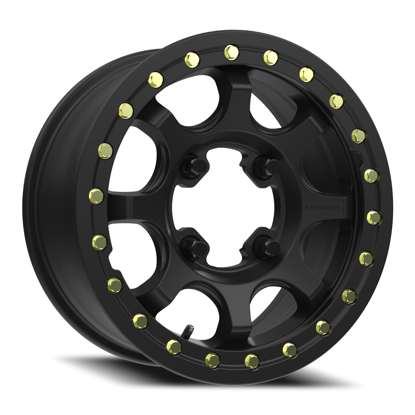Vision Vis 15X7 Satin Black Wheel