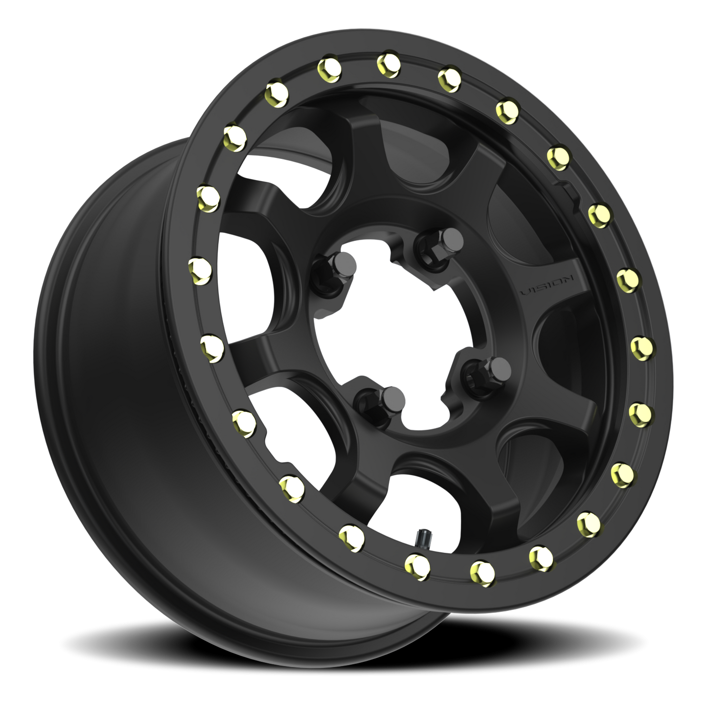 Vision Vis 15X6 Satin Black Wheel
