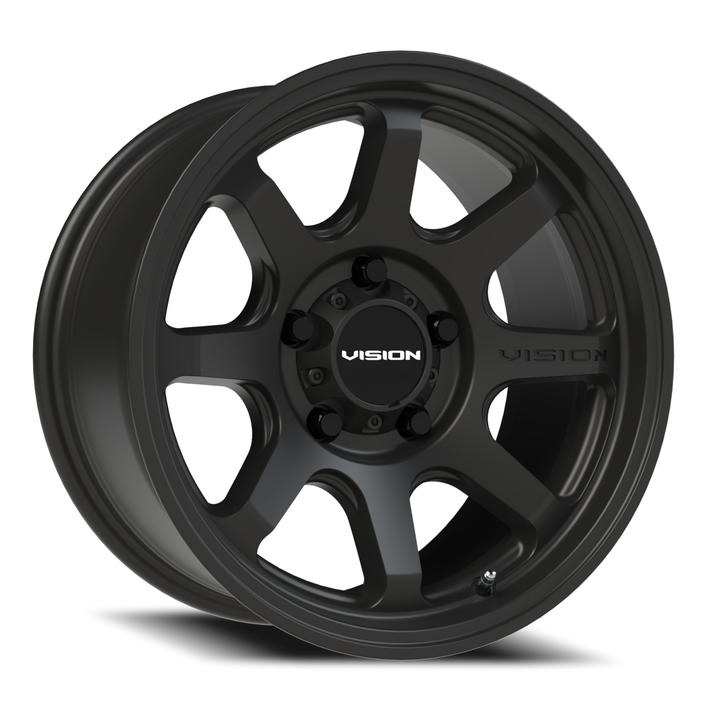 Vision Flow 16X8 Satin Black Wheel