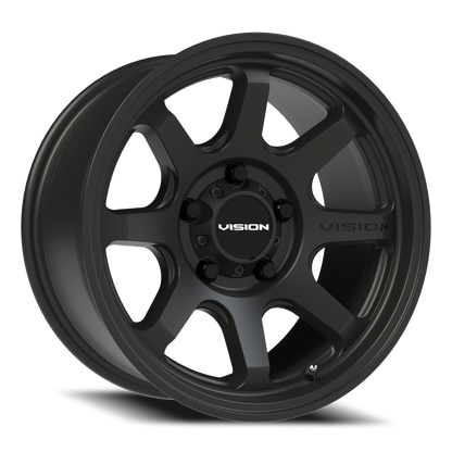 Vision Flow 16X8 Satin Black Wheel