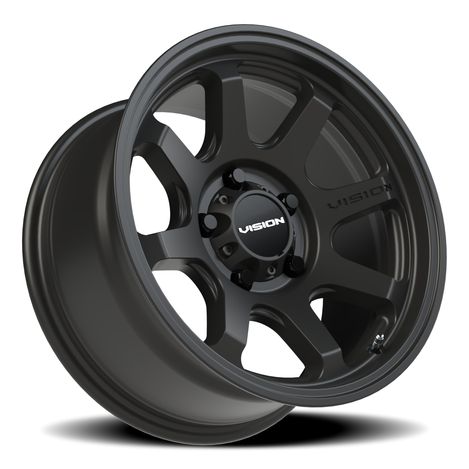 Vision Flow 16X8 Satin Black Wheel