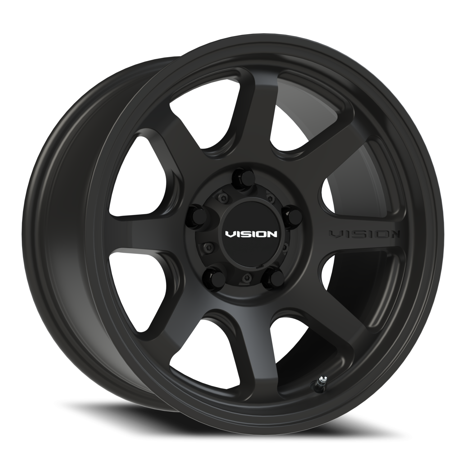 Vision Flow 16X8 Satin Black Wheel