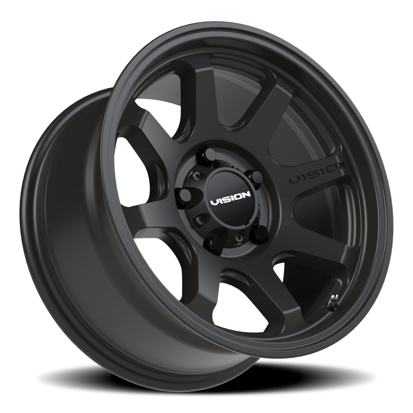 Vision Flow 16X8 Satin Black Wheel