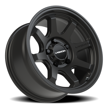 Vision Flow 16X8 Satin Black Wheel