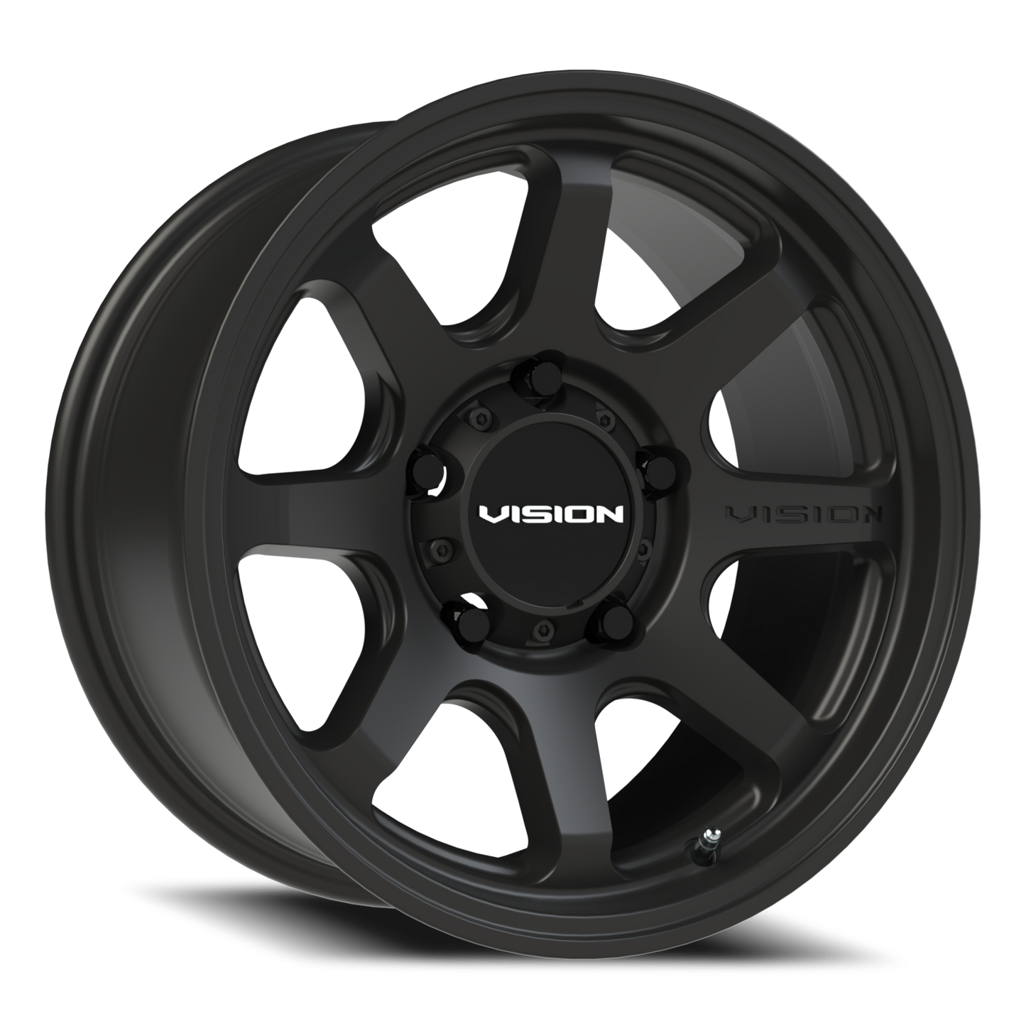 Vision Flow 16X8 Satin Black Wheel