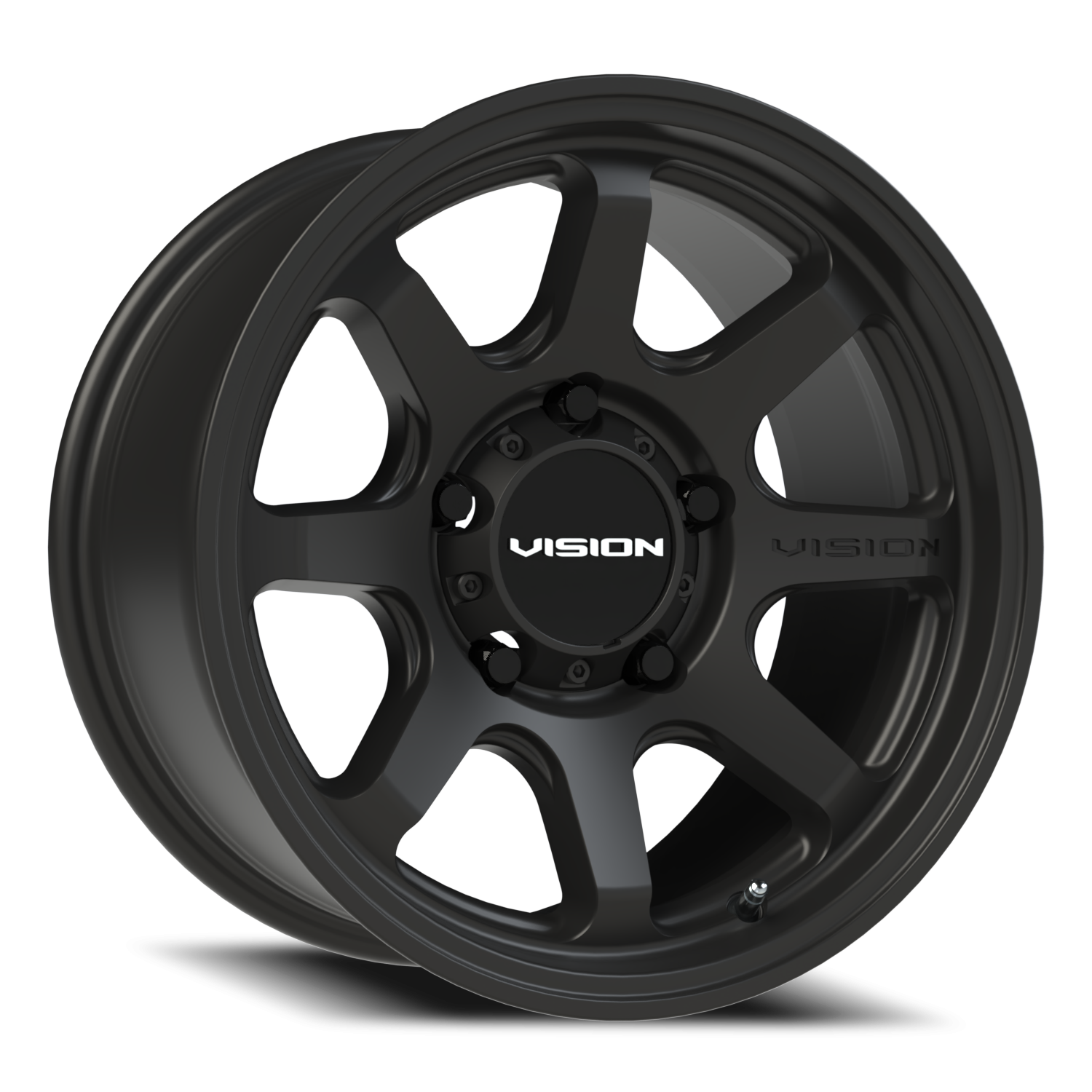 Vision Flow 16X8 Satin Black Wheel