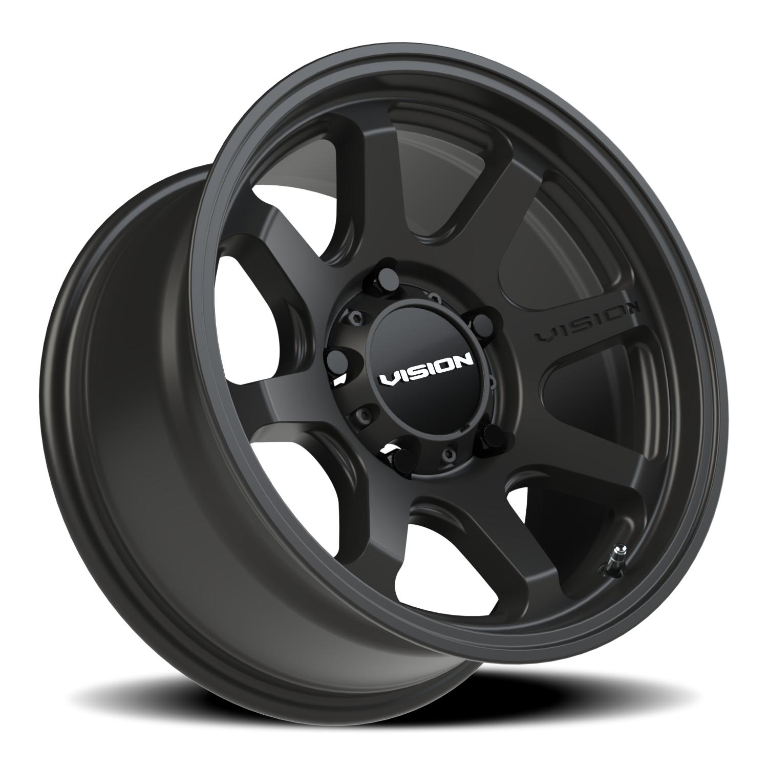Vision Flow 16X8 Satin Black Wheel