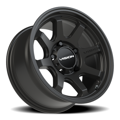 Vision Flow 16X8 Satin Black Wheel