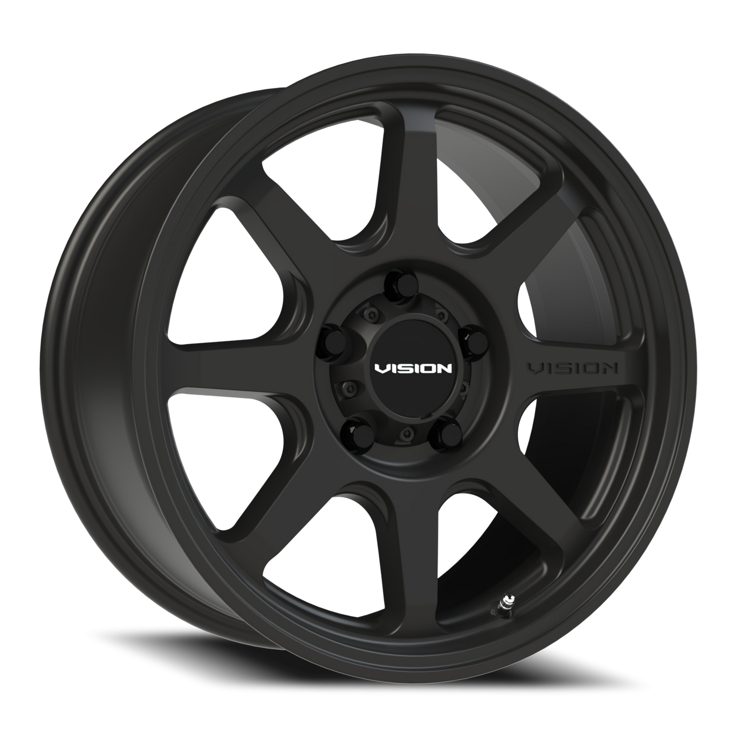 Vision Flow 17X8 Satin Black Wheel