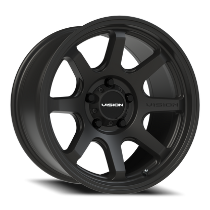 Vision Flow 17X9 Satin Black Wheel