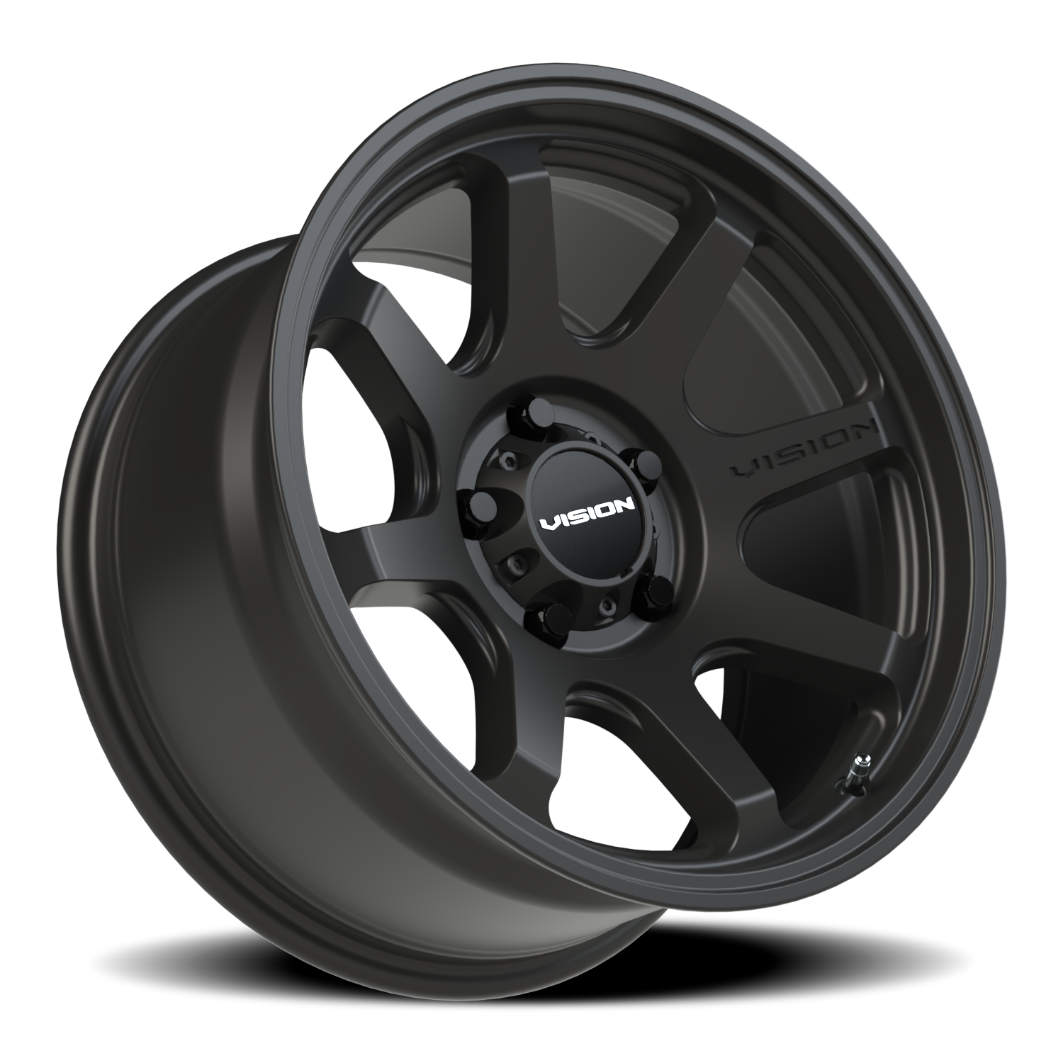 Vision Flow 17X9 Satin Black Wheel