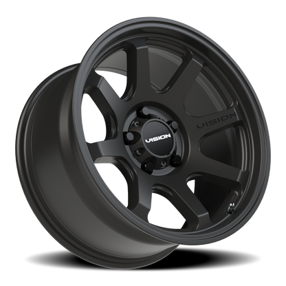 Vision Flow 17X9 Satin Black Wheel
