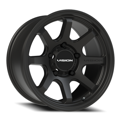 Vision Flow 17X9 Satin Black Wheel