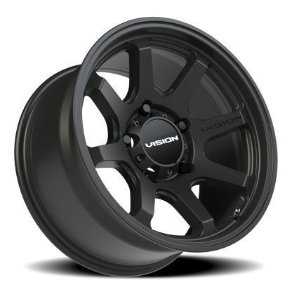 Vision Flow 17X9 Satin Black Wheel
