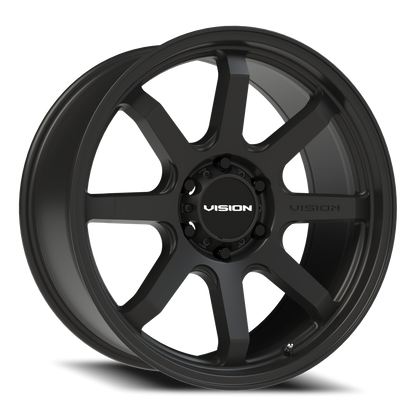 Vision Flow 20X9 Satin Black Wheel