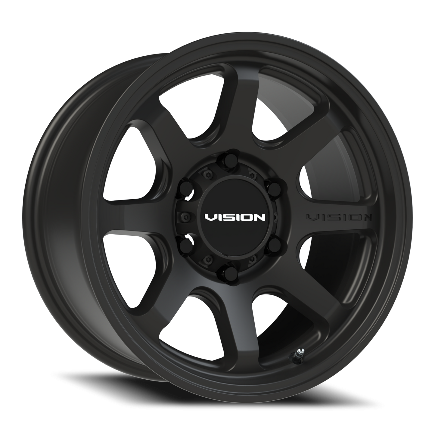 Vision Flow 16X8 Satin Black Wheel