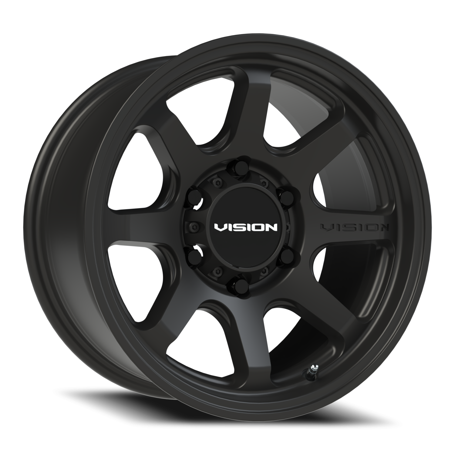 Vision Flow 16X8 Satin Black Wheel