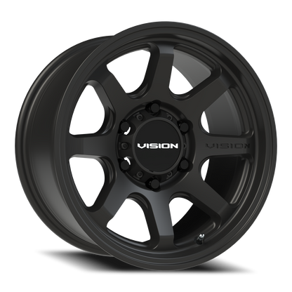 Vision Flow 16X8 Satin Black Wheel