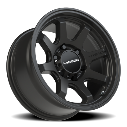 Vision Flow 16X8 Satin Black Wheel