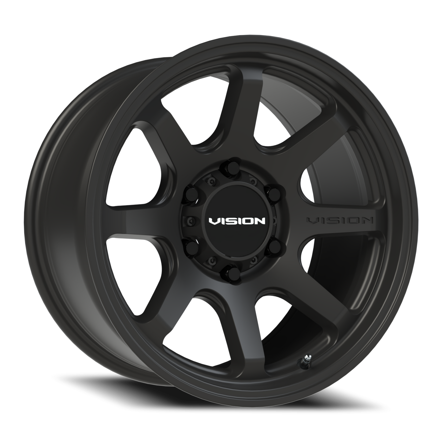 Vision Flow 17X8.5 Satin Black Wheel