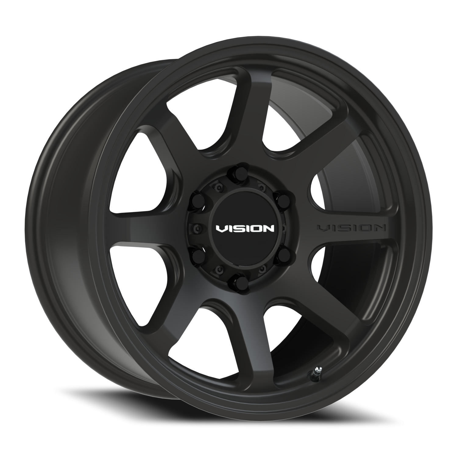 Vision Flow 17X8.5 Satin Black Wheel