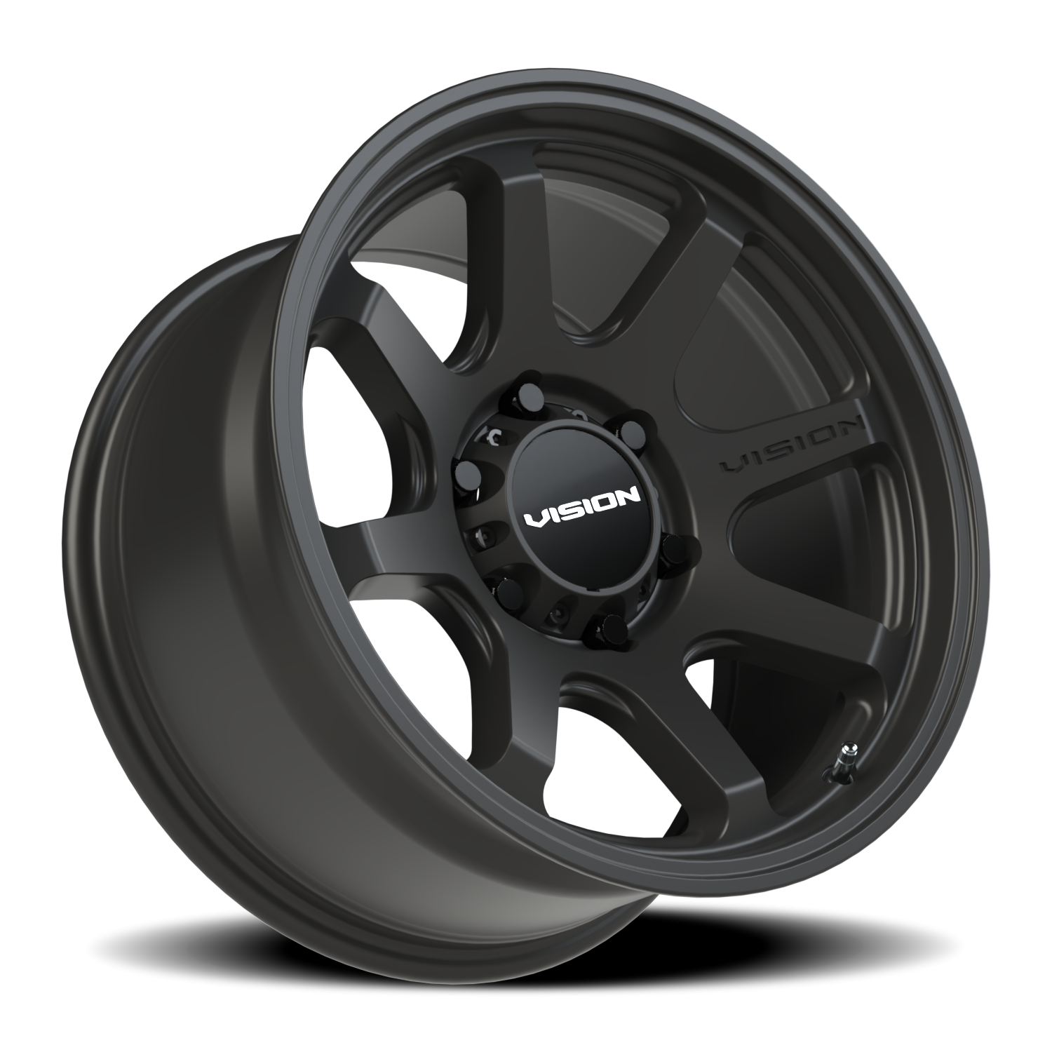 Vision Flow 17X8.5 Satin Black Wheel