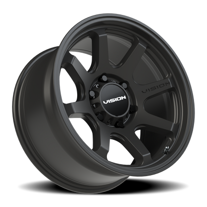 Vision Flow 17X8.5 Satin Black Wheel