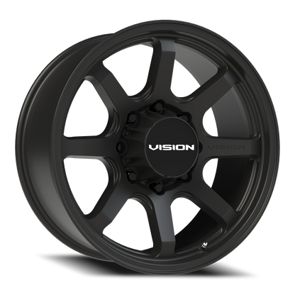Vision Flow 20X9 Satin Black Wheel