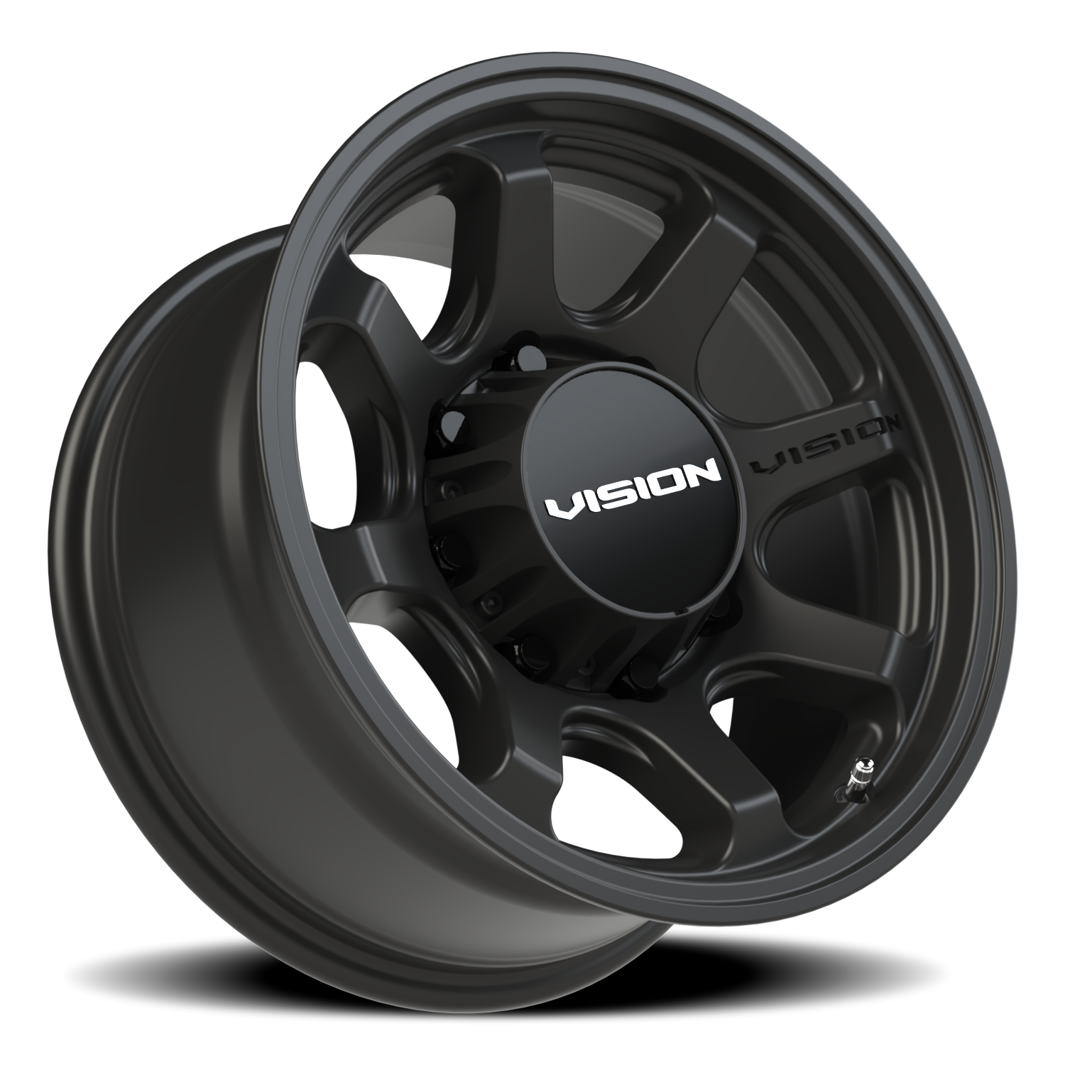 Vision Flow 16X8 Satin Black Wheel