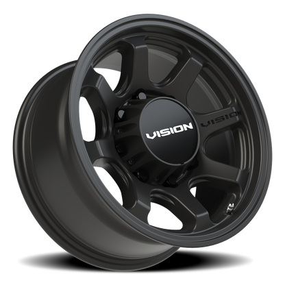 Vision Flow 16X8 Satin Black Wheel