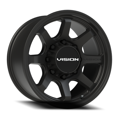 Vision Flow 17X8.5 Satin Black Wheel