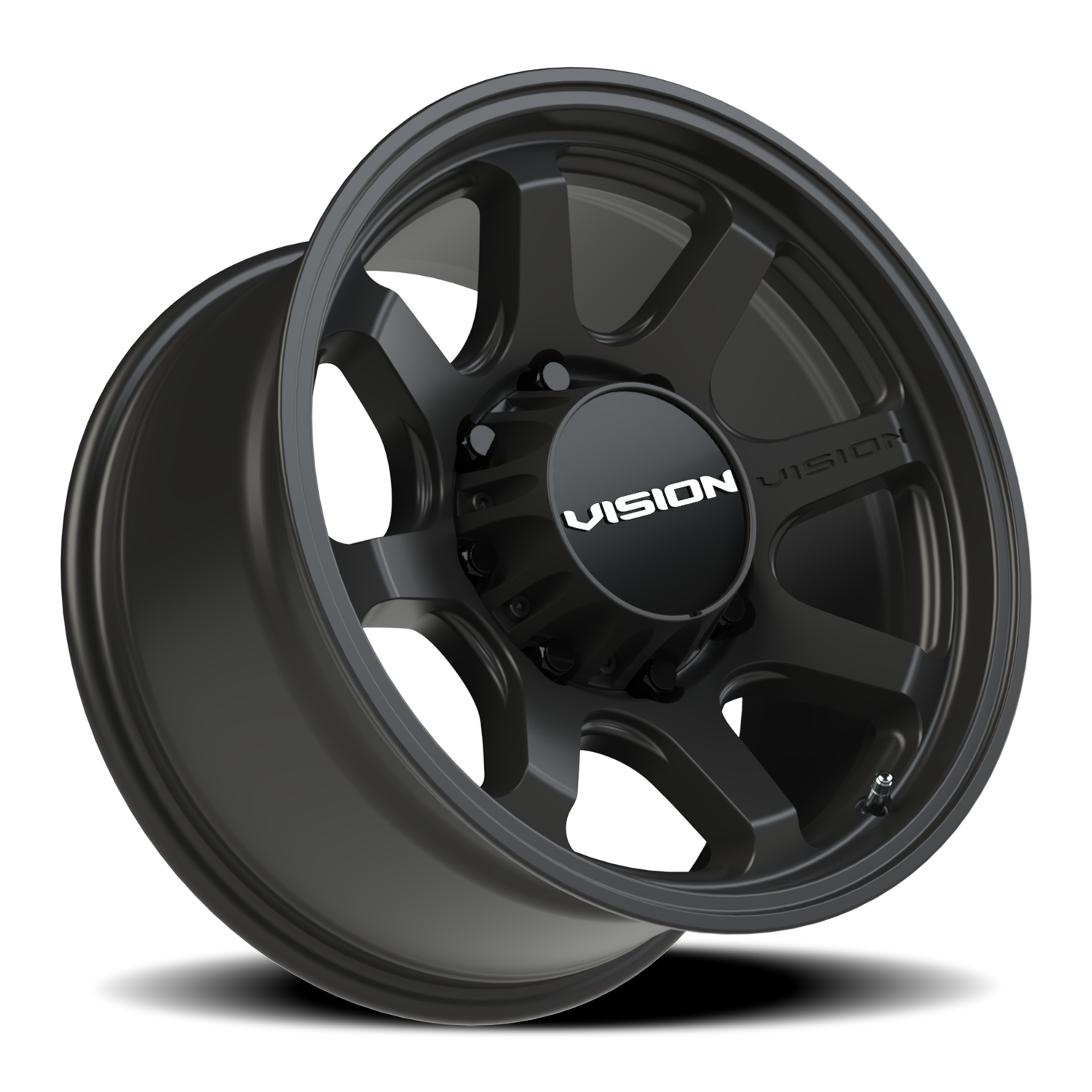 Vision Flow 17X8.5 Satin Black Wheel