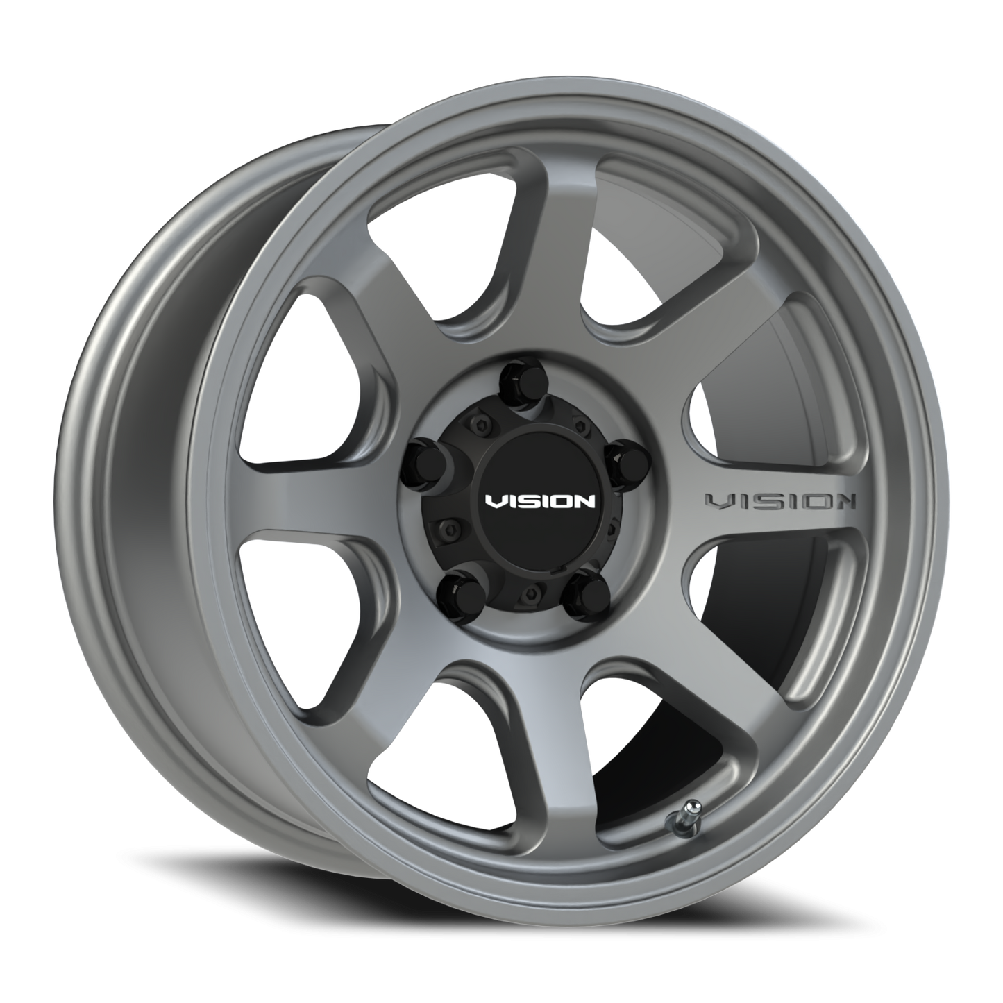 Vision Flow 16X8 Satin Grey Wheel
