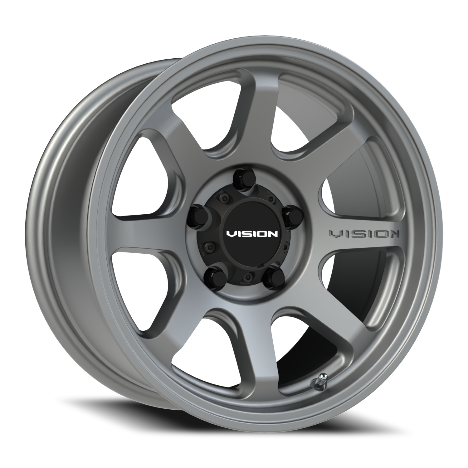 Vision Flow 16X8 Satin Grey Wheel