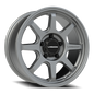 Vision Flow 17X8 Satin Grey Wheel