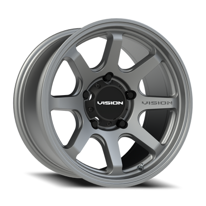 Vision Flow 17X9 Satin Grey Wheel