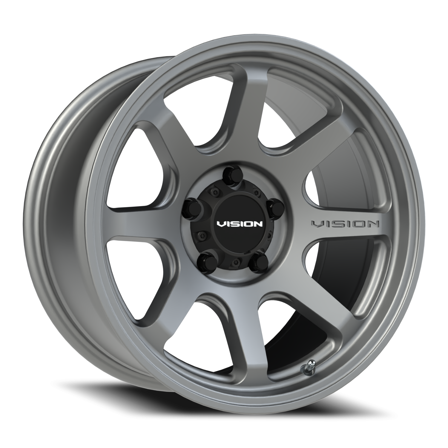 Vision Flow 17X9 Satin Grey Wheel