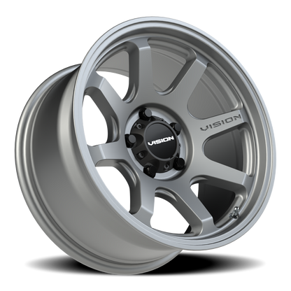 Vision Flow 17X9 Satin Grey Wheel