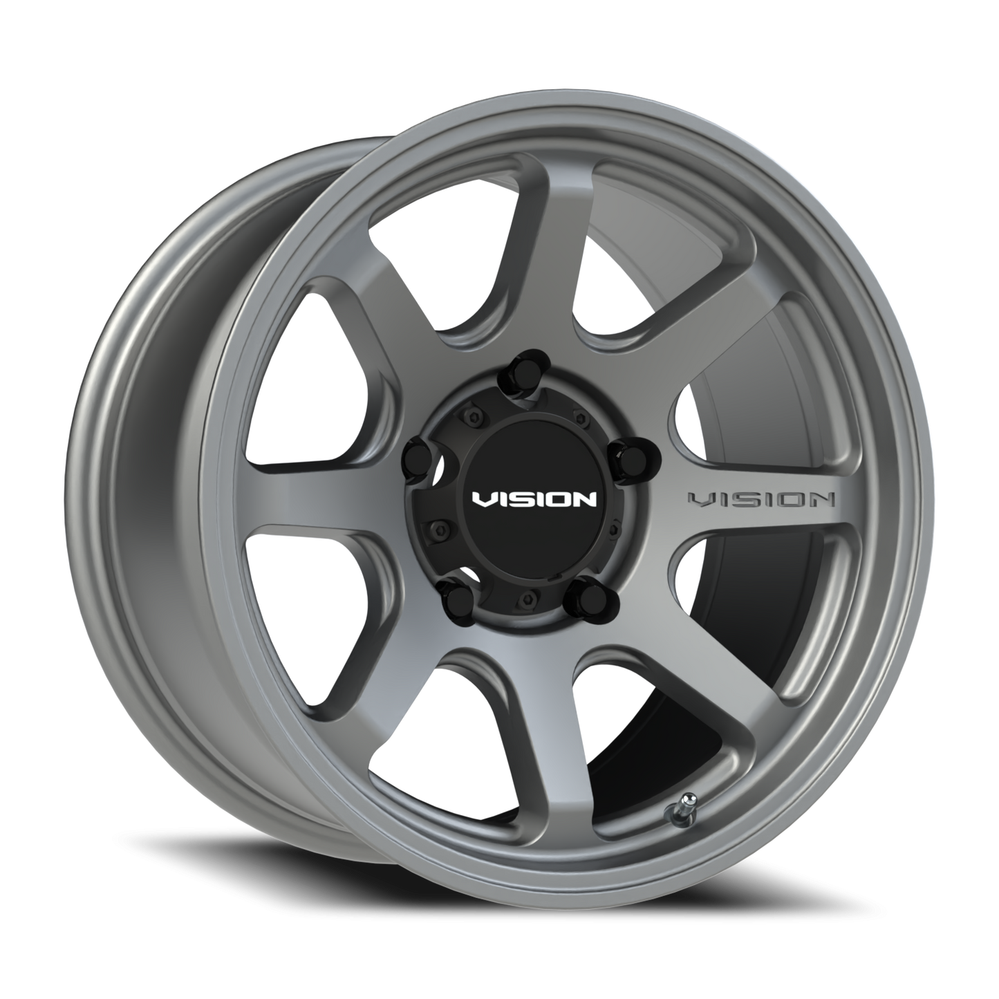 Vision Flow 17X9 Satin Grey Wheel