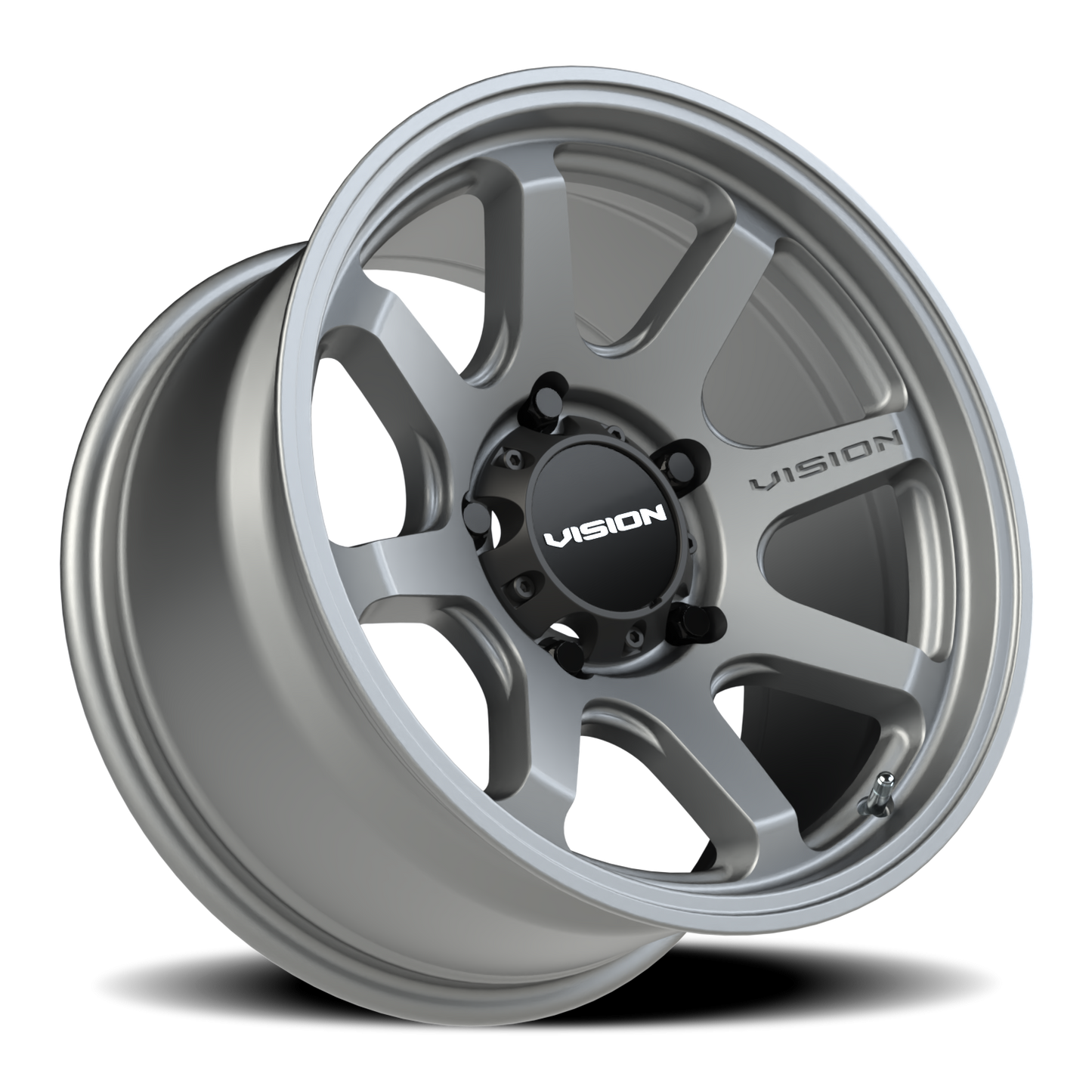 Vision Flow 17X9 Satin Grey Wheel