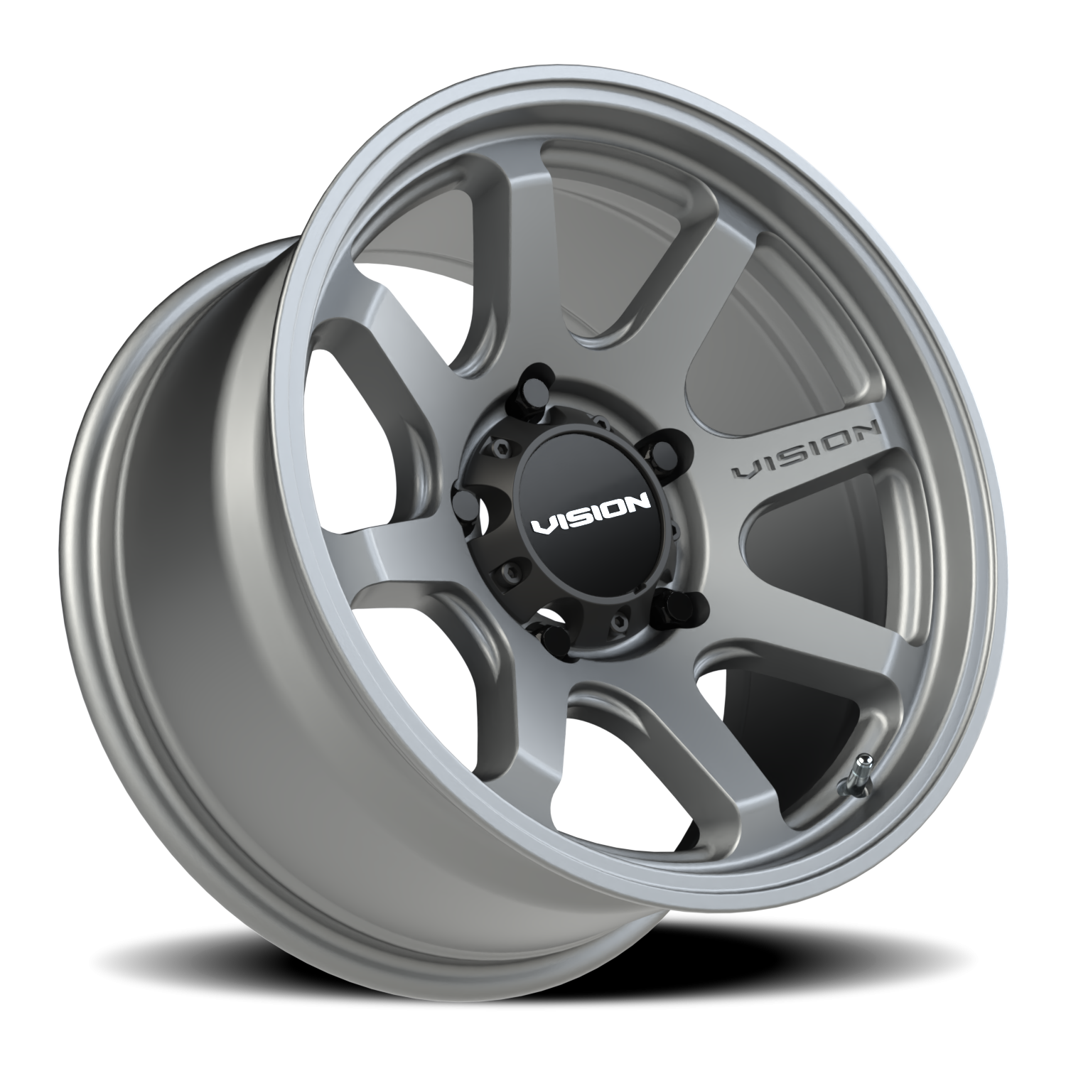 Vision Flow 17X9 Satin Grey Wheel