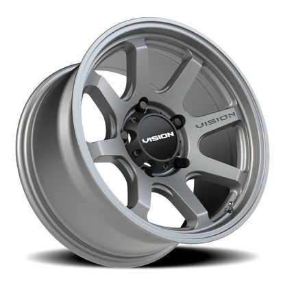 Vision Flow 17X9 Satin Grey Wheel