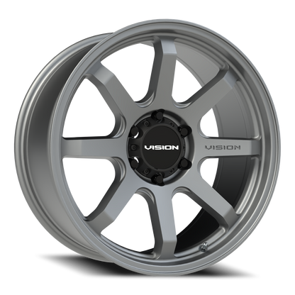 Vision Flow 20X9 Satin Grey Wheel