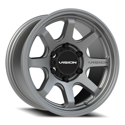 Vision Flow 16X8 Satin Grey Wheel
