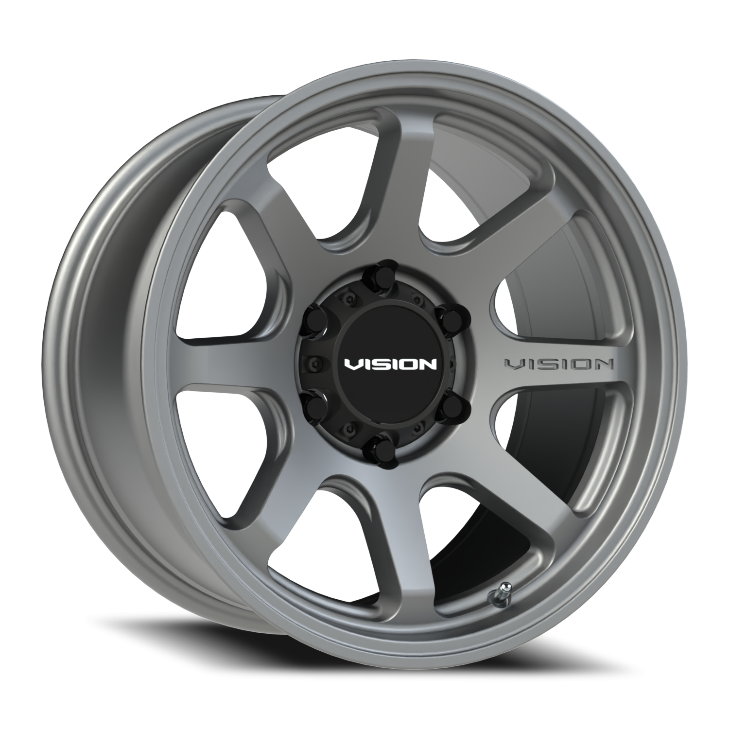 Vision Flow 17X9 Satin Grey Wheel
