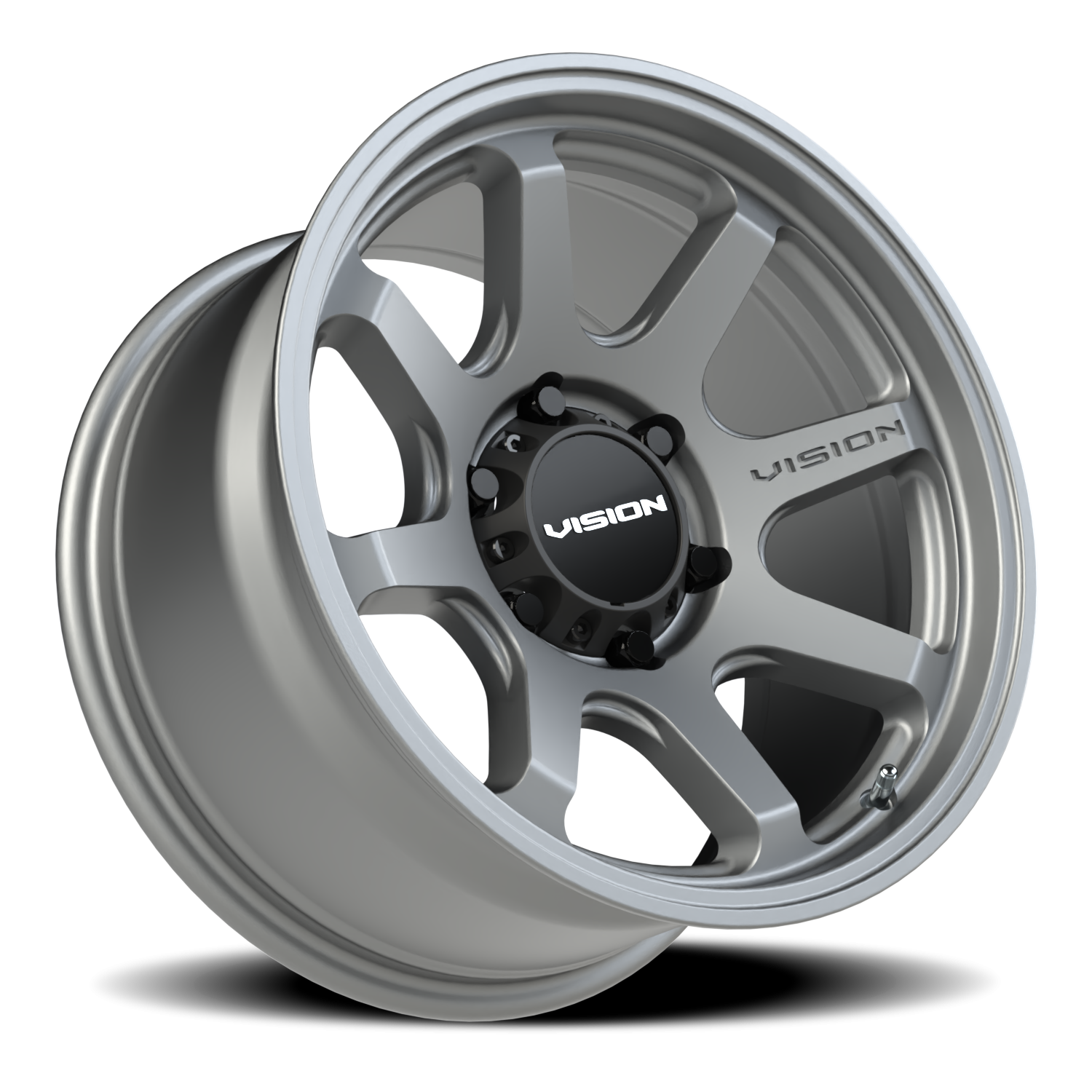 Vision Flow 17X9 Satin Grey Wheel